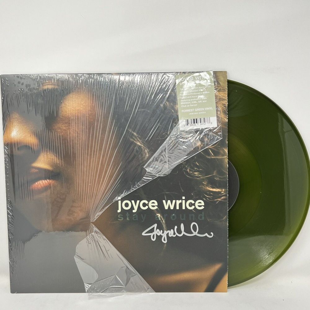 Joyce‎ Wrice - Stay Around **SIGNED** Green Vinyl LP /200 NEW *READY TO SHIP*